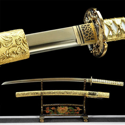 Golden Dragon Katana