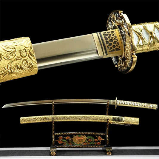 Golden Dragon Katana