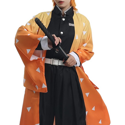 Zenitsu Agatsuma Cosplay Costume