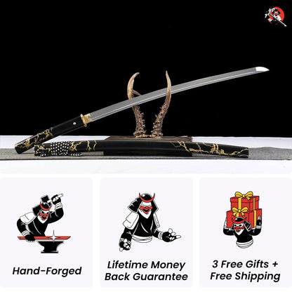 Ghost of Yotei Katana Gilded Night - Limited Edition