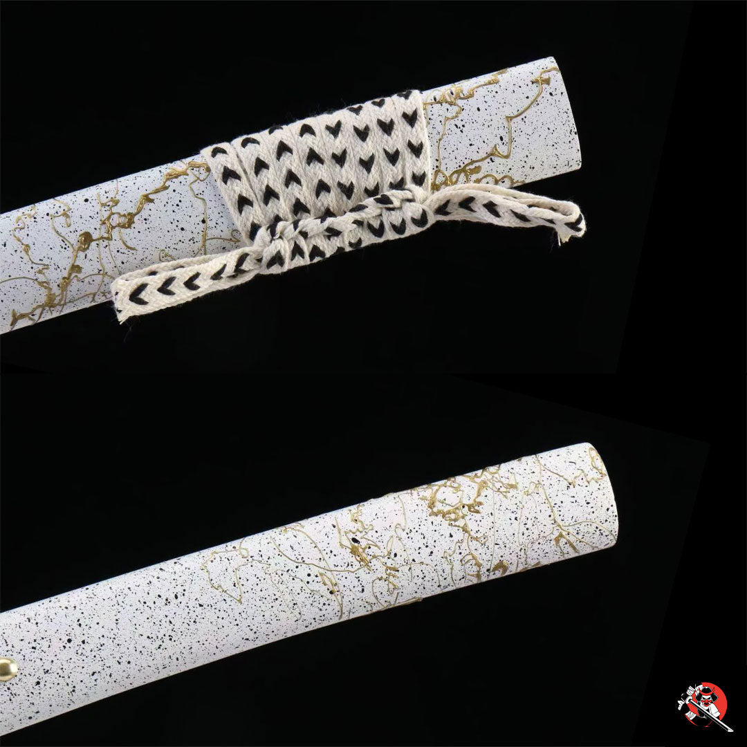 Ghost of Yotei Katana Gilded Night White - Limited Edition