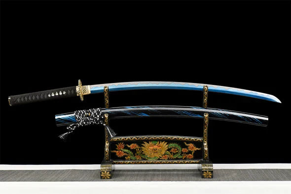 blue blade katana