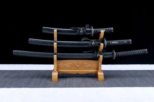 Pack Katana & Tanto & Wakizashi - Kuro - 1075 carbon steel