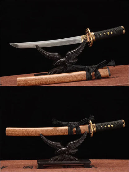 Pack Katana & Tanto & Wakizashi - Nomu - Damascus steel & Genuine Hamon