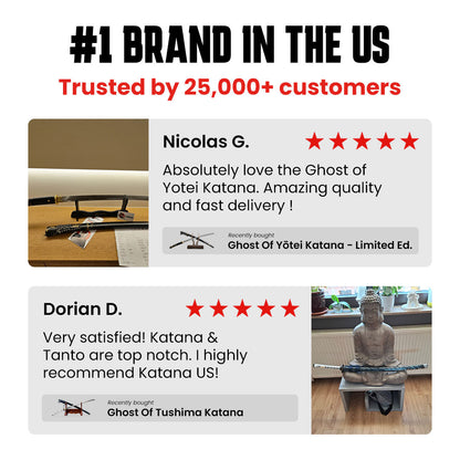 Ghost of Yotei Katana Gilded Night White - Limited Edition