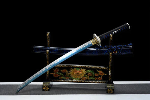 blue wakizashi