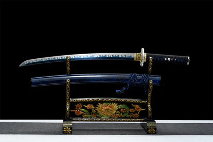 blue wakizashi